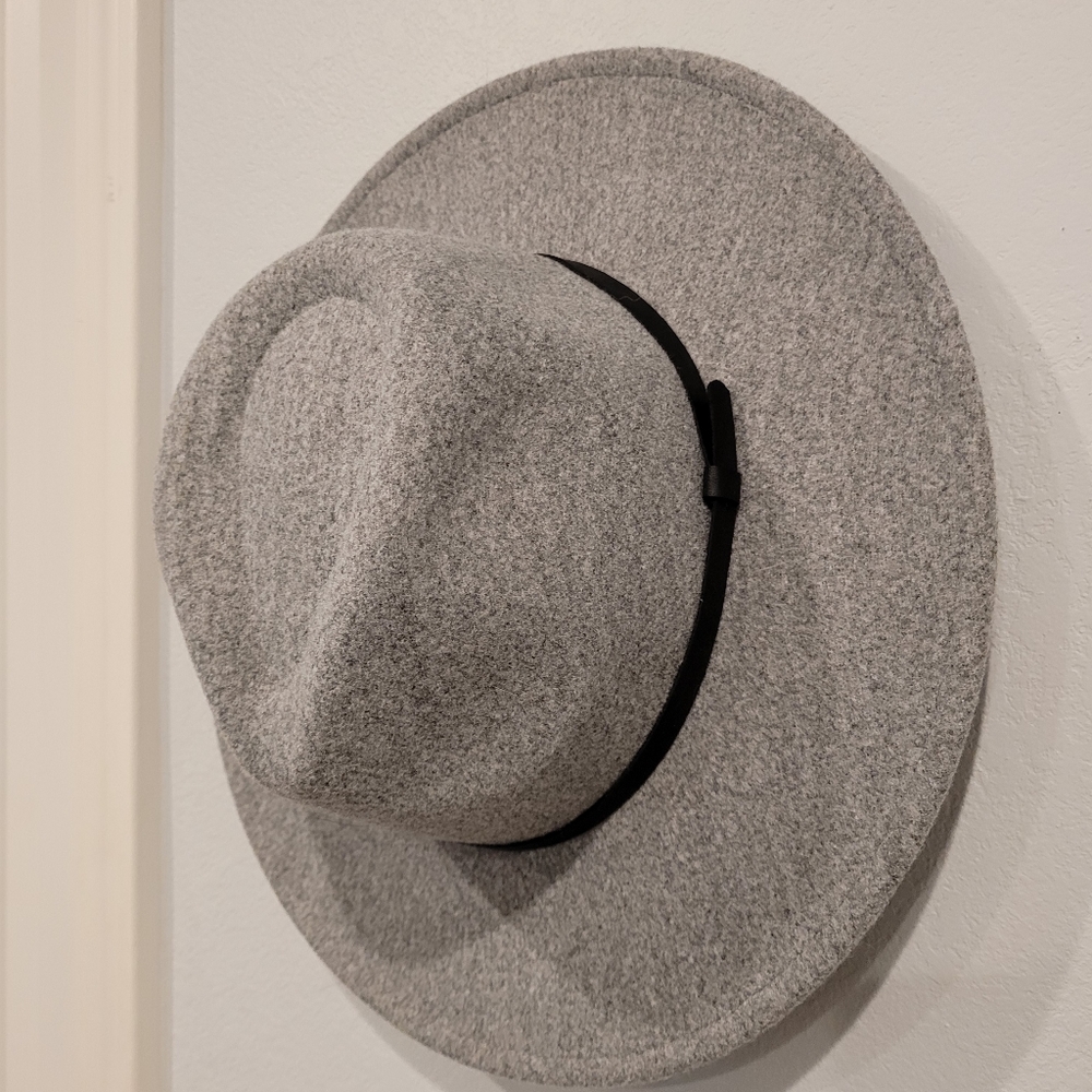 Medium/Large Gray Men's Goodfellow & Co Wide Brim Felt Hat